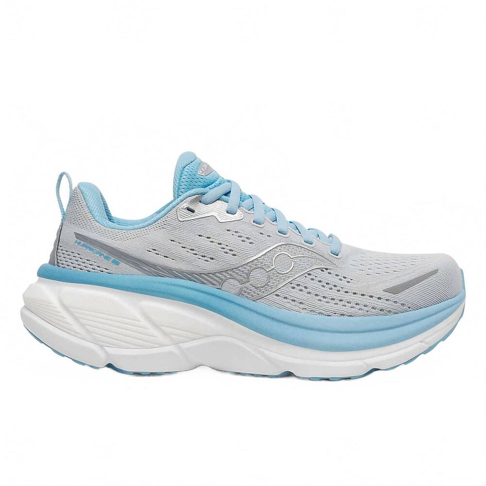 NEW SAUCONY women's hurricane 25 running shoes in cloud/breeze